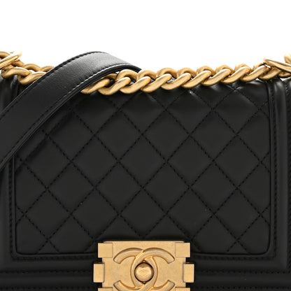 Chanel Calfskin Quilted Small Boy Flap Black 8 of 12