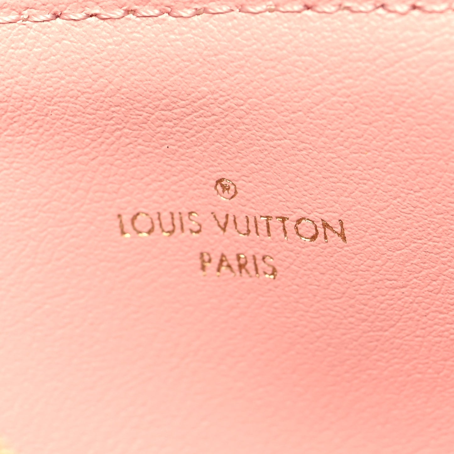 Damier Azur Felicie Chain Wallet Zippered Insert Rose Ballerine