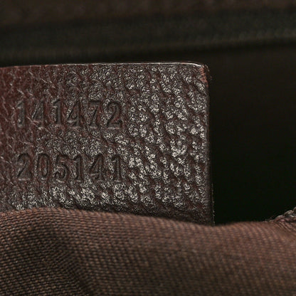 Gucci Monogram Large Abbey Tote Dark Brown 7 of 12