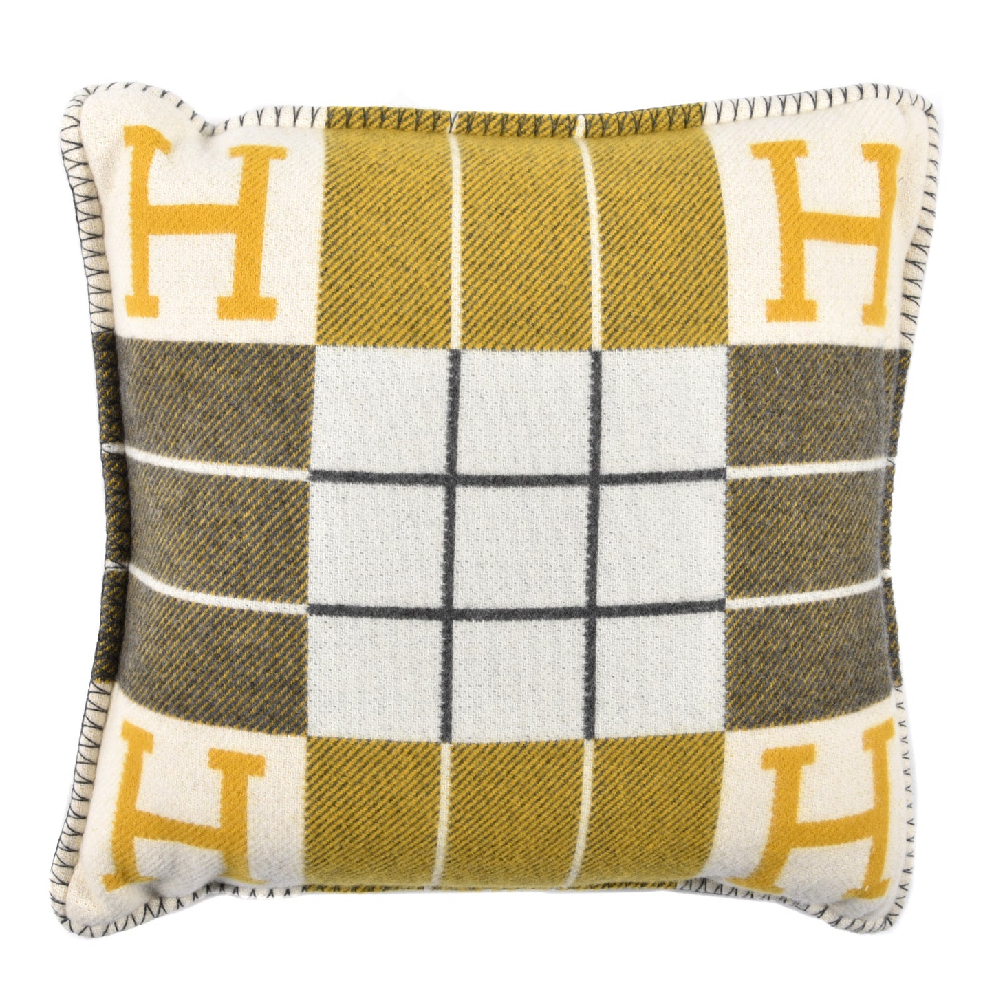 Wool Cashmere Avalon III Pillow PM Gris Soleil