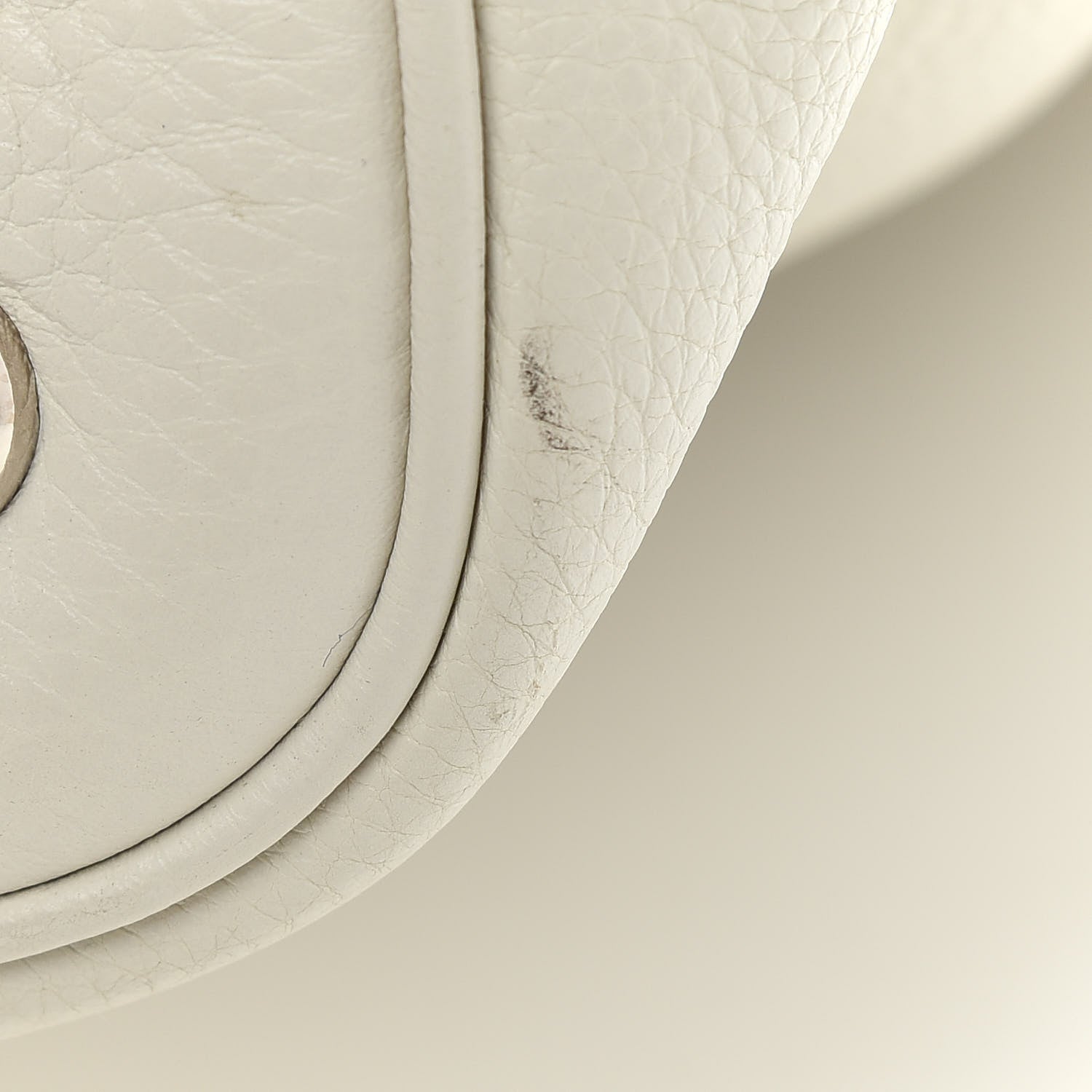 Prada Vitello Daino Side Zip Tote Talco 7 of 11