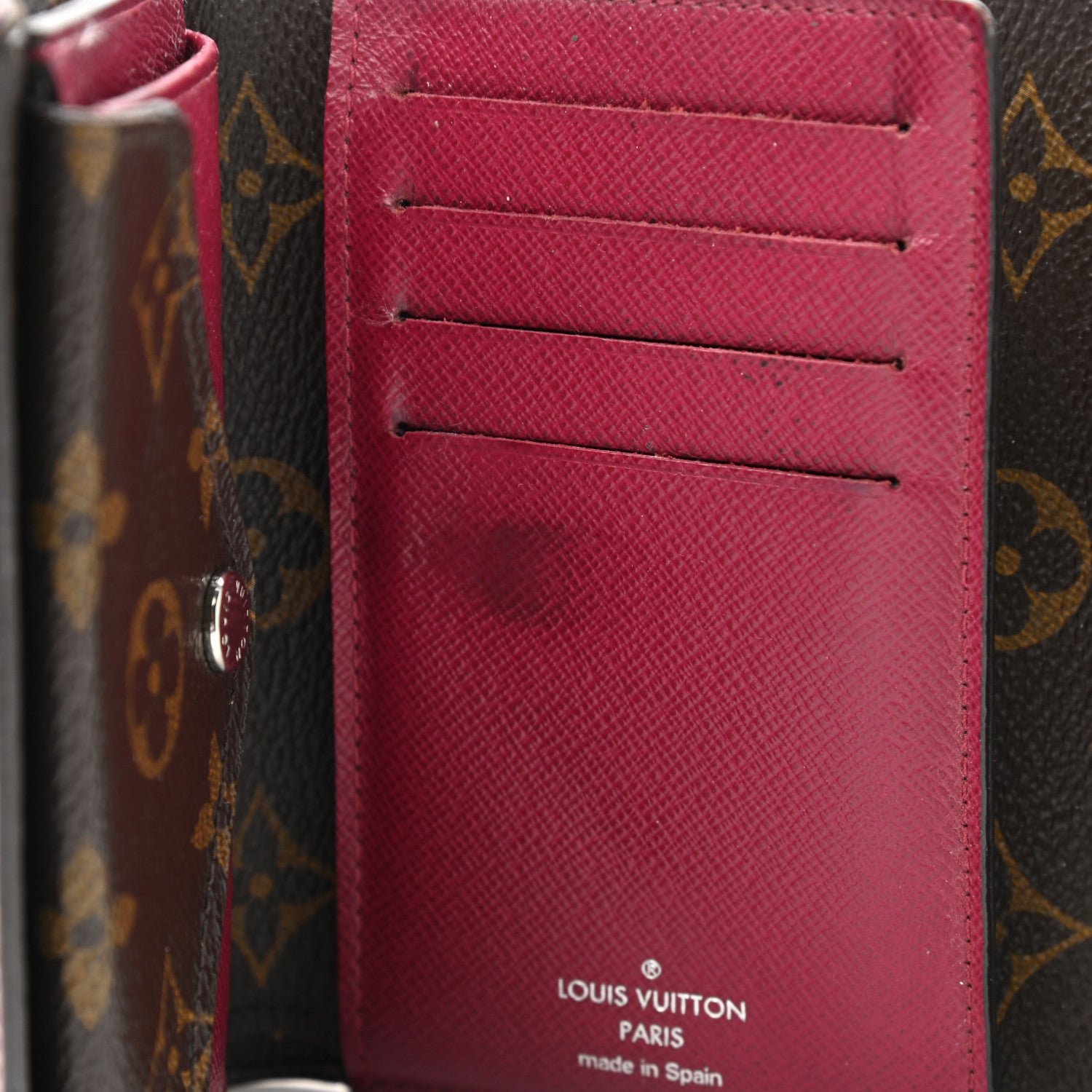 Louis Vuitton Epi Monogram Marie-Lou Compact Wallet Fuchsia 14 of 17