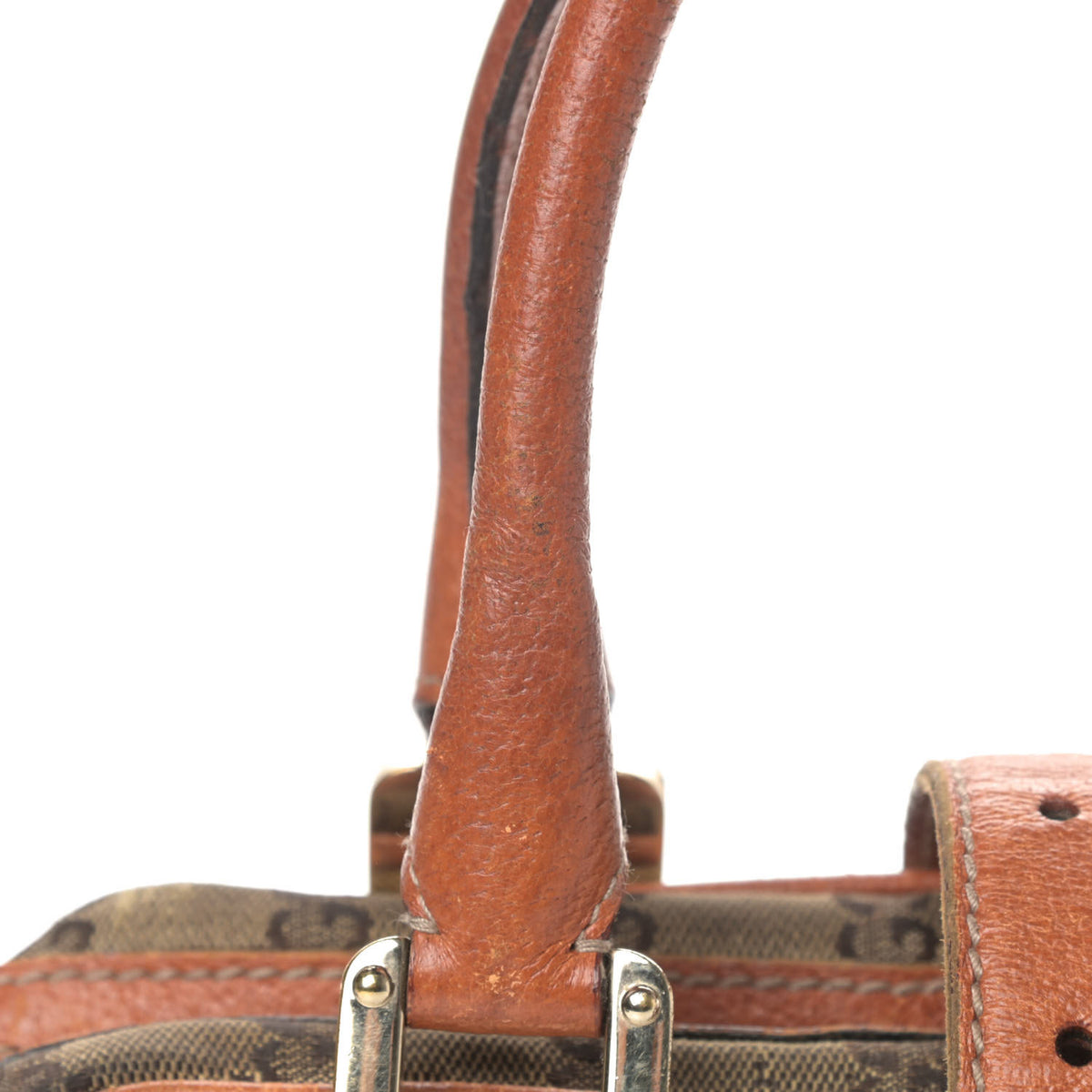 Gucci Monogram Glam Boston Tote Orange 6 of 12