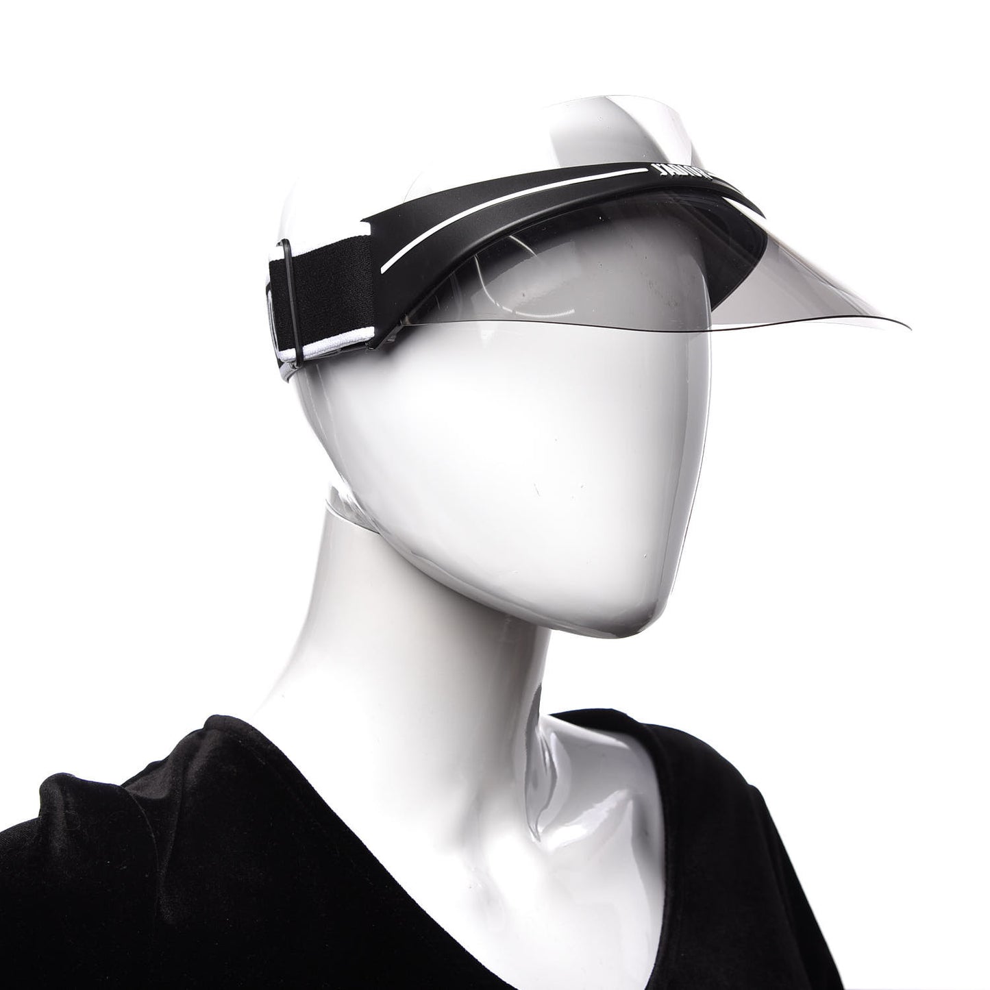 Mirrored DiorClub1 Sun Visor Black