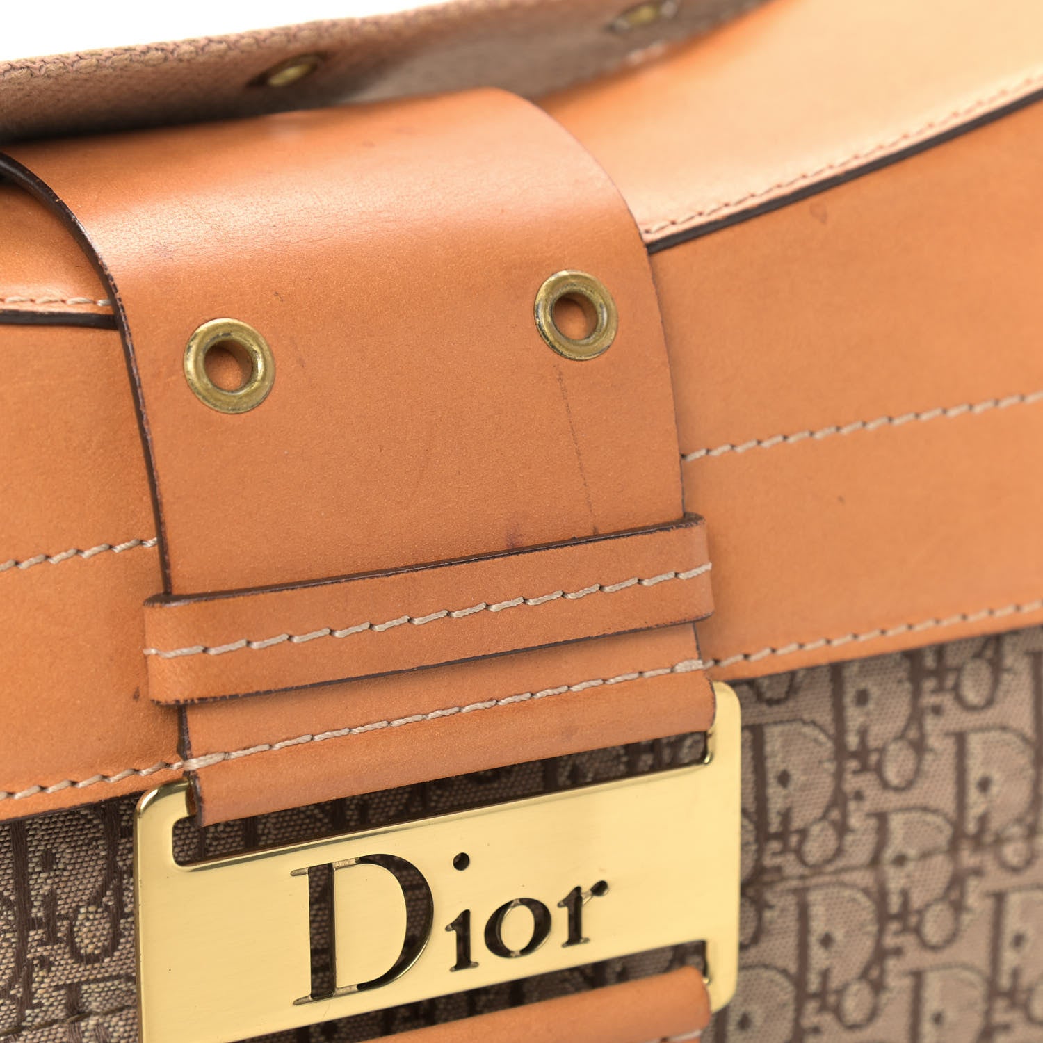 Christian Dior Monogram Street Chic Shoulder Bag Beige 12 of 15