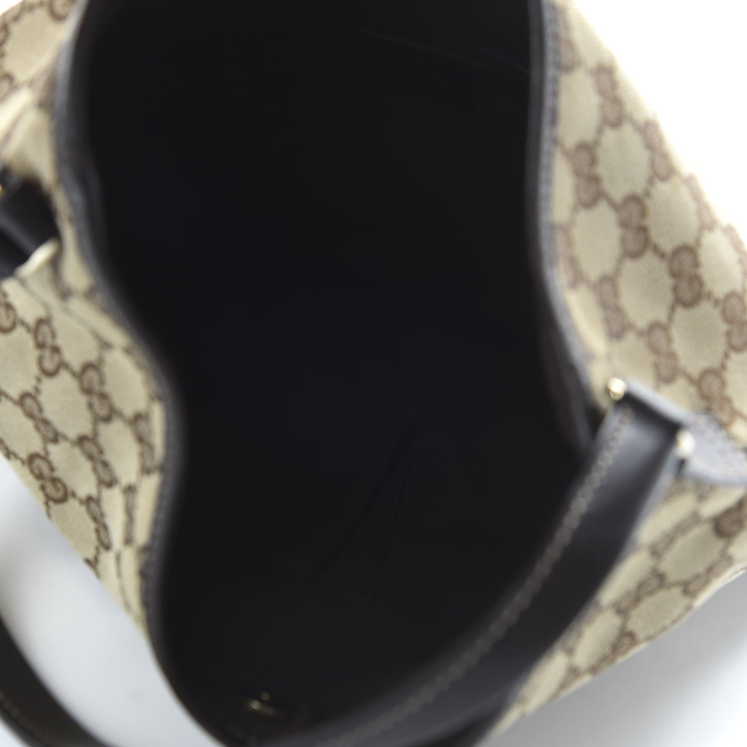 Gucci Monogram Medium New Britt Hobo Dark Brown 5 of 10