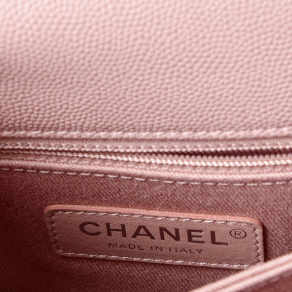 Chanel Caviar Quilted Mini Coco Handle Flap Pink 7 of 9