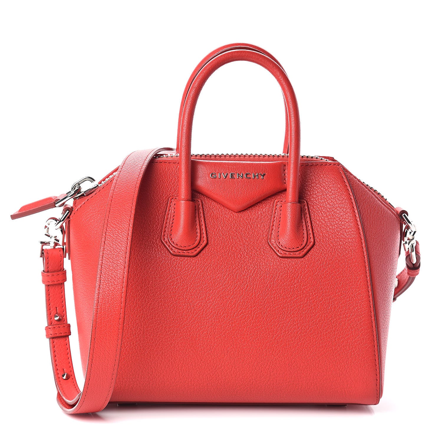 Givenchy Sugar Goatskin Mini Antigona Medium Red 1 of 10