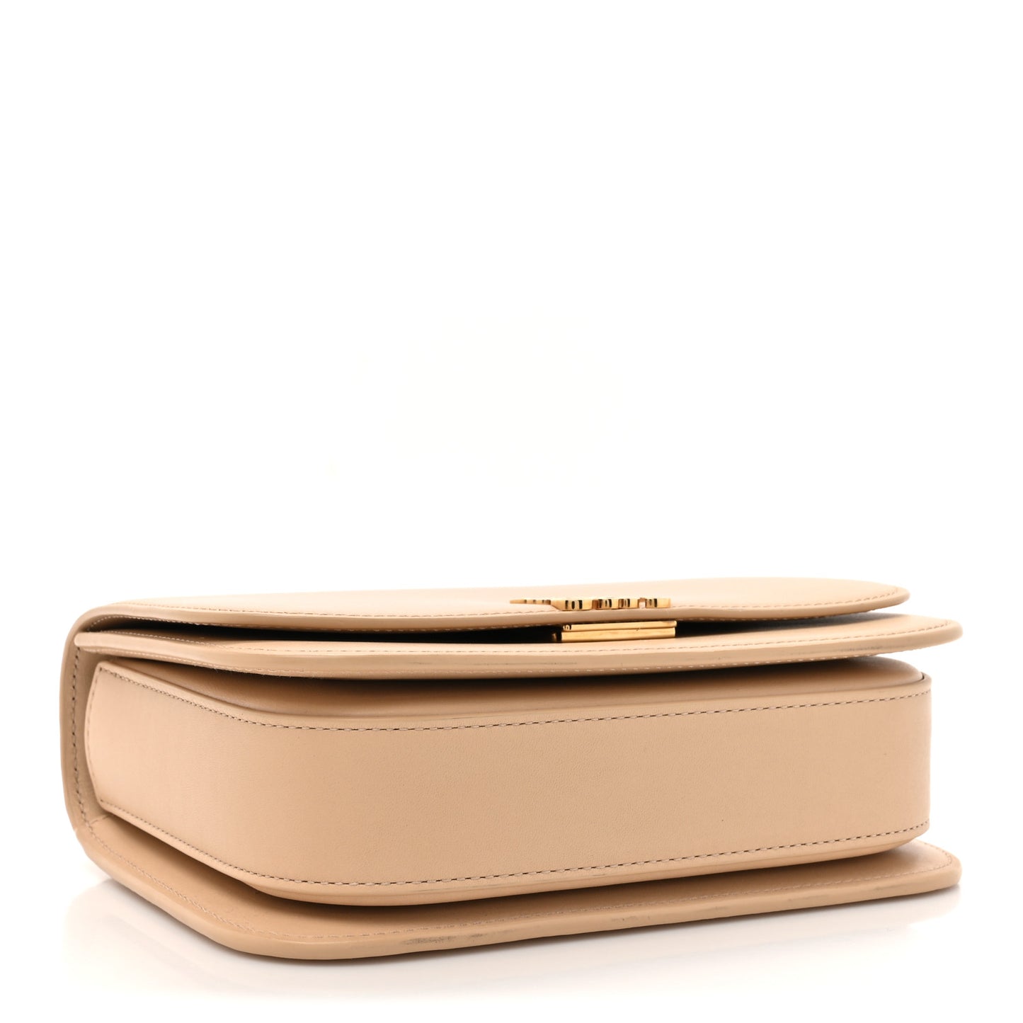 Silk Calfskin Small Goya Bag Nude