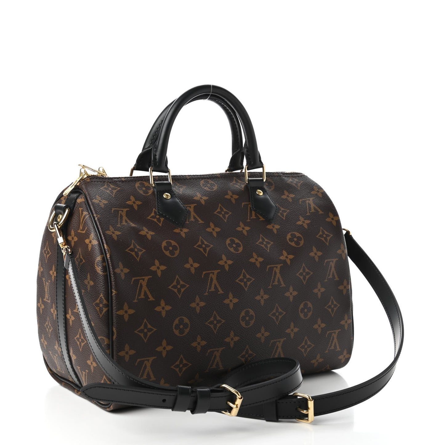 Monogram My World Tour Speedy Bandouliere 30 Black