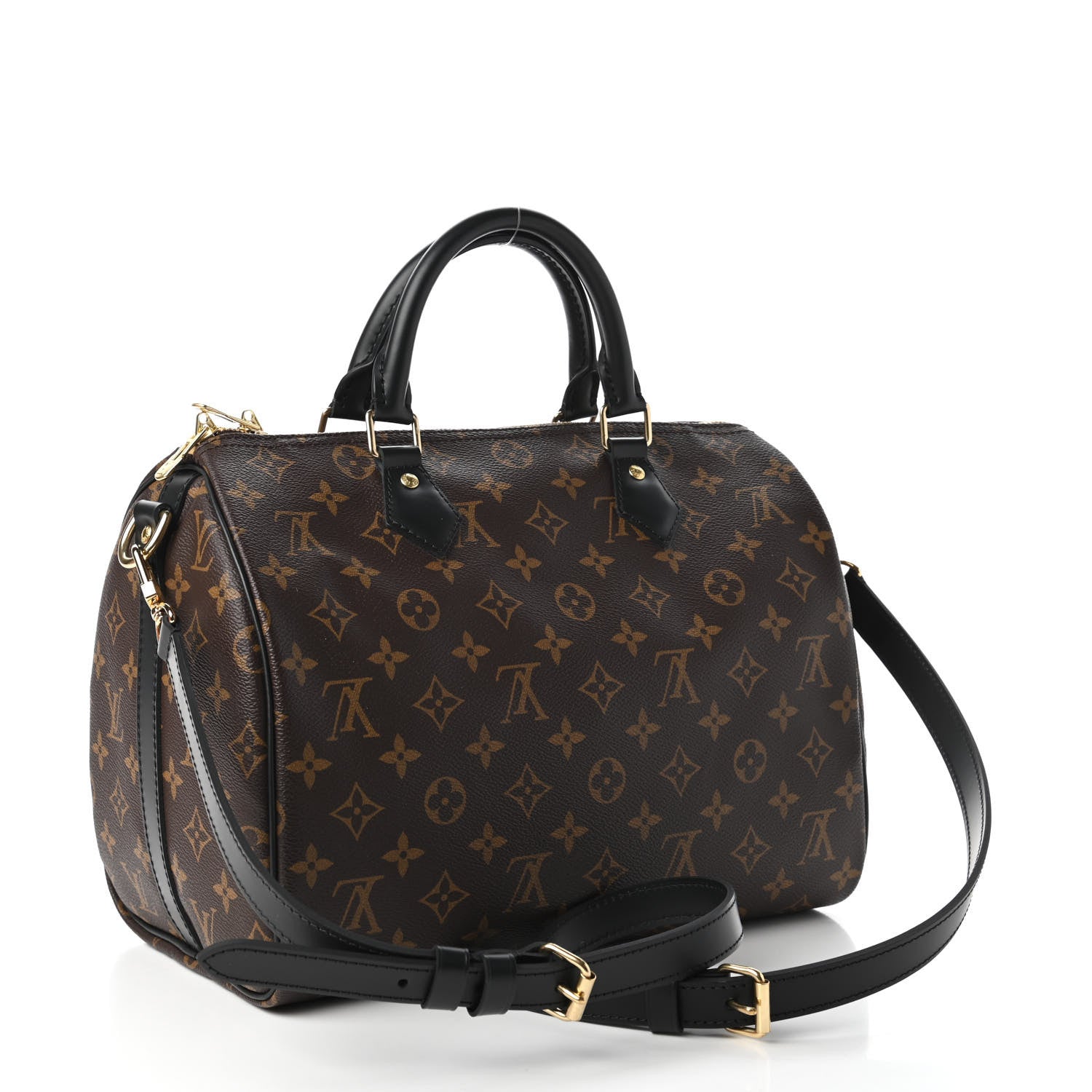 Louis Vuitton Monogram My World Tour Speedy Bandouliere 30 Black 3 of 11