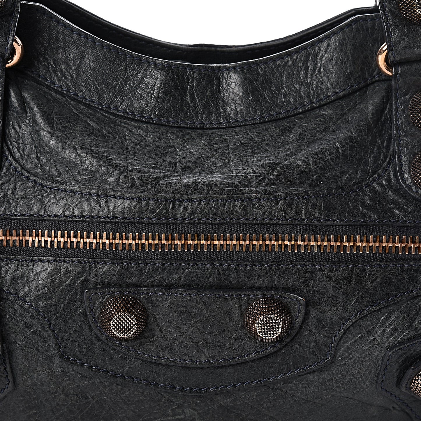Agneau Giant 21 Rose Gold Hardware City Anthracite