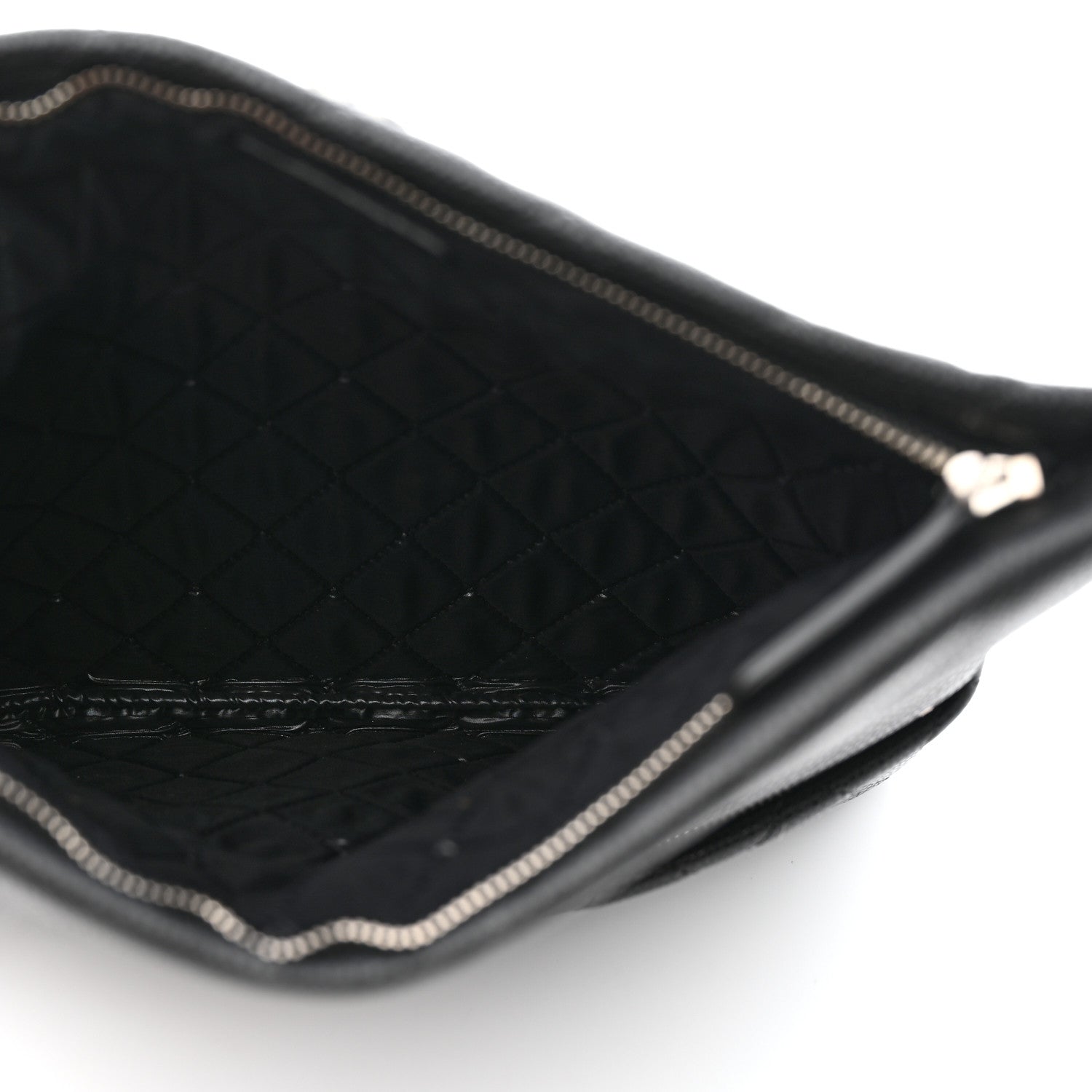 Chanel Caviar Quilted CC Beauty Clutch Black 6 of 9