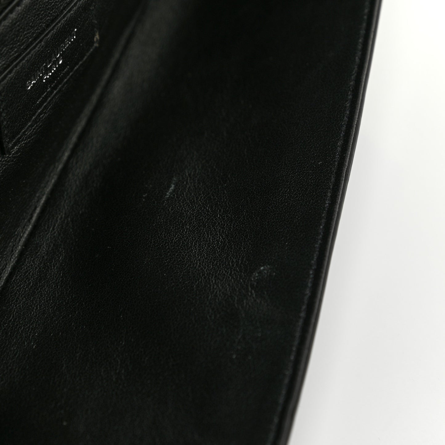Calfskin Fetiche Long Clutch Black