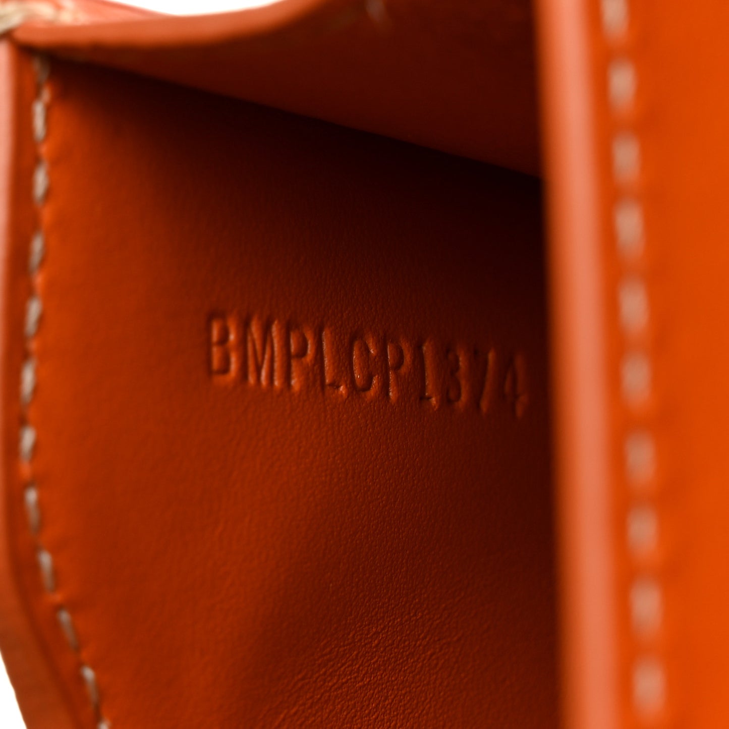 Canvas Calfskin Small TB Bag Orange
