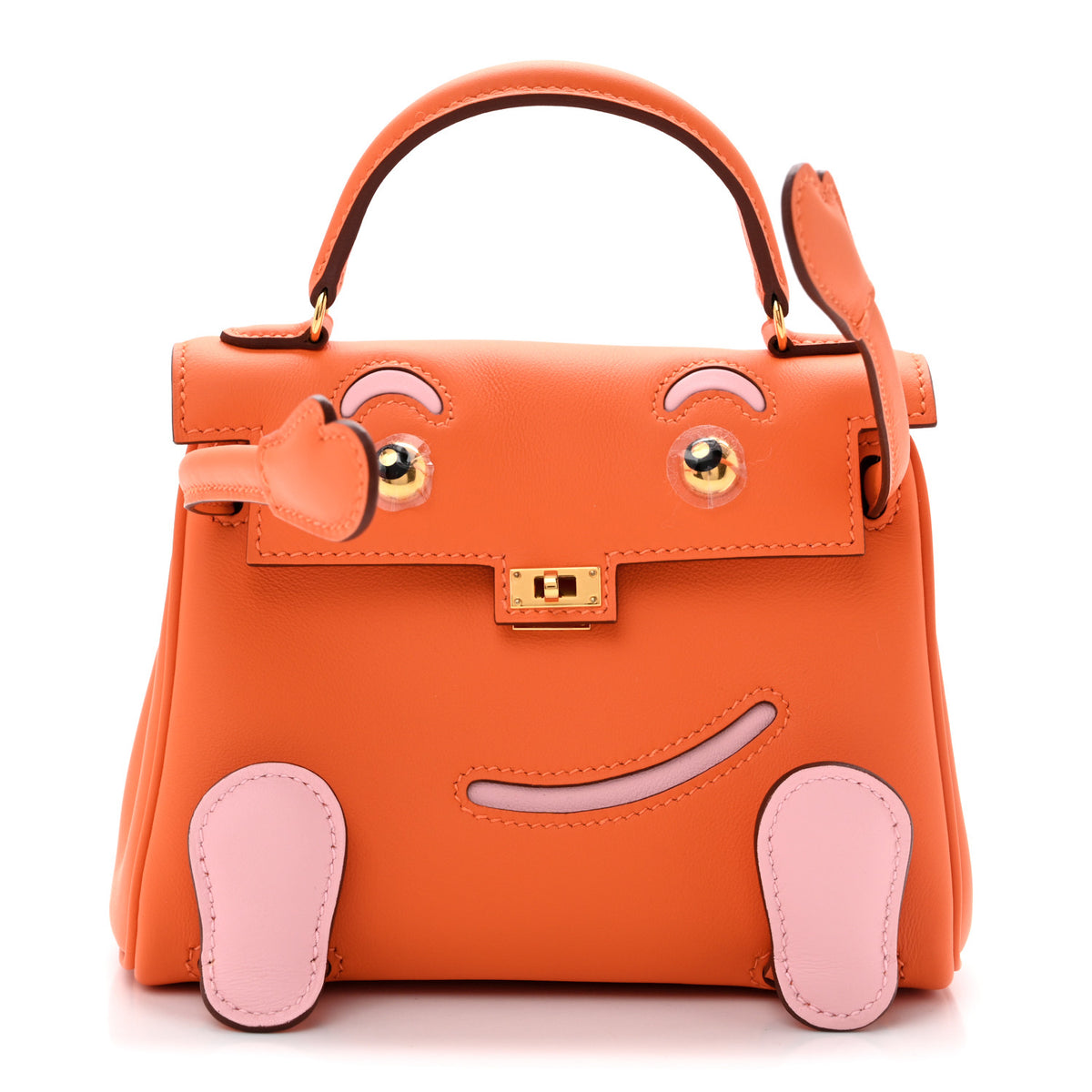 Swift Quelle Idole Kelly Doll Handbag Orange Rose Sakura