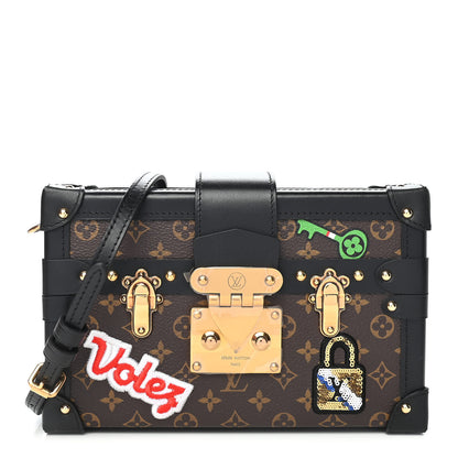 Louis Vuitton Monogram Patches Petite Malle Black 1 of 8