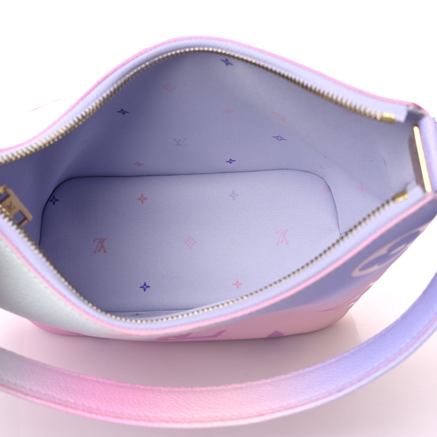 Monogram Giant Spring In The City Marshmallow Hobo PM Sunrise Pastel
