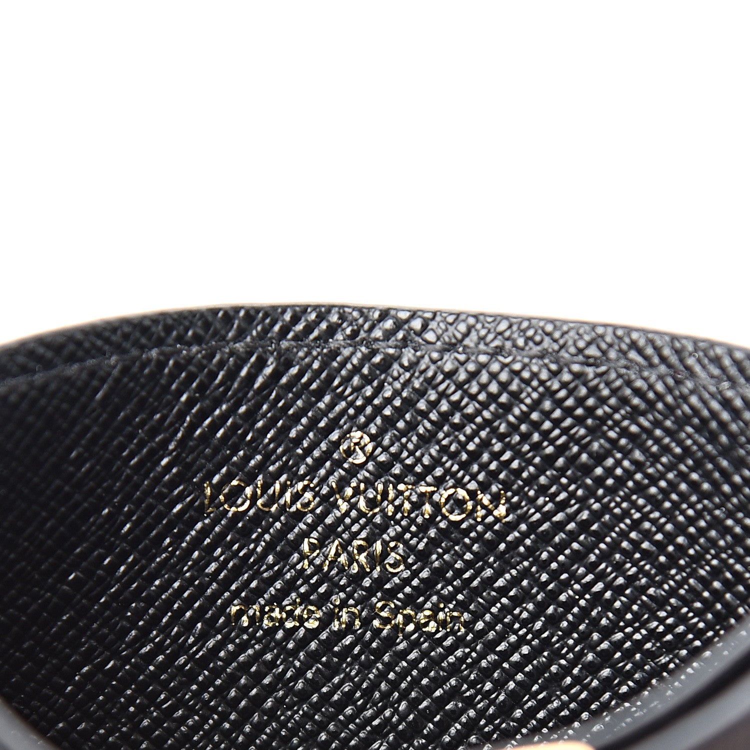 Louis Vuitton Monogram Calfskin Kimono Card Holder Black 5 of 7