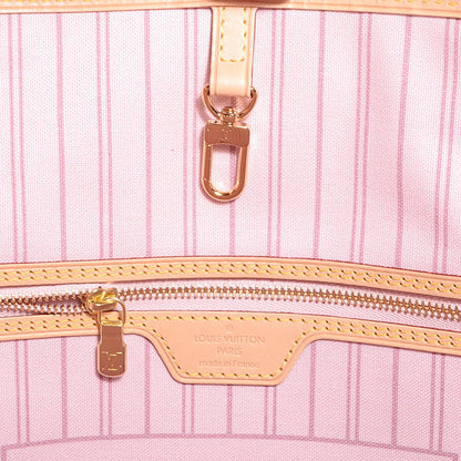 Louis Vuitton Monogram Capri V Neverfull MM Rose Ballerine 8 of 11