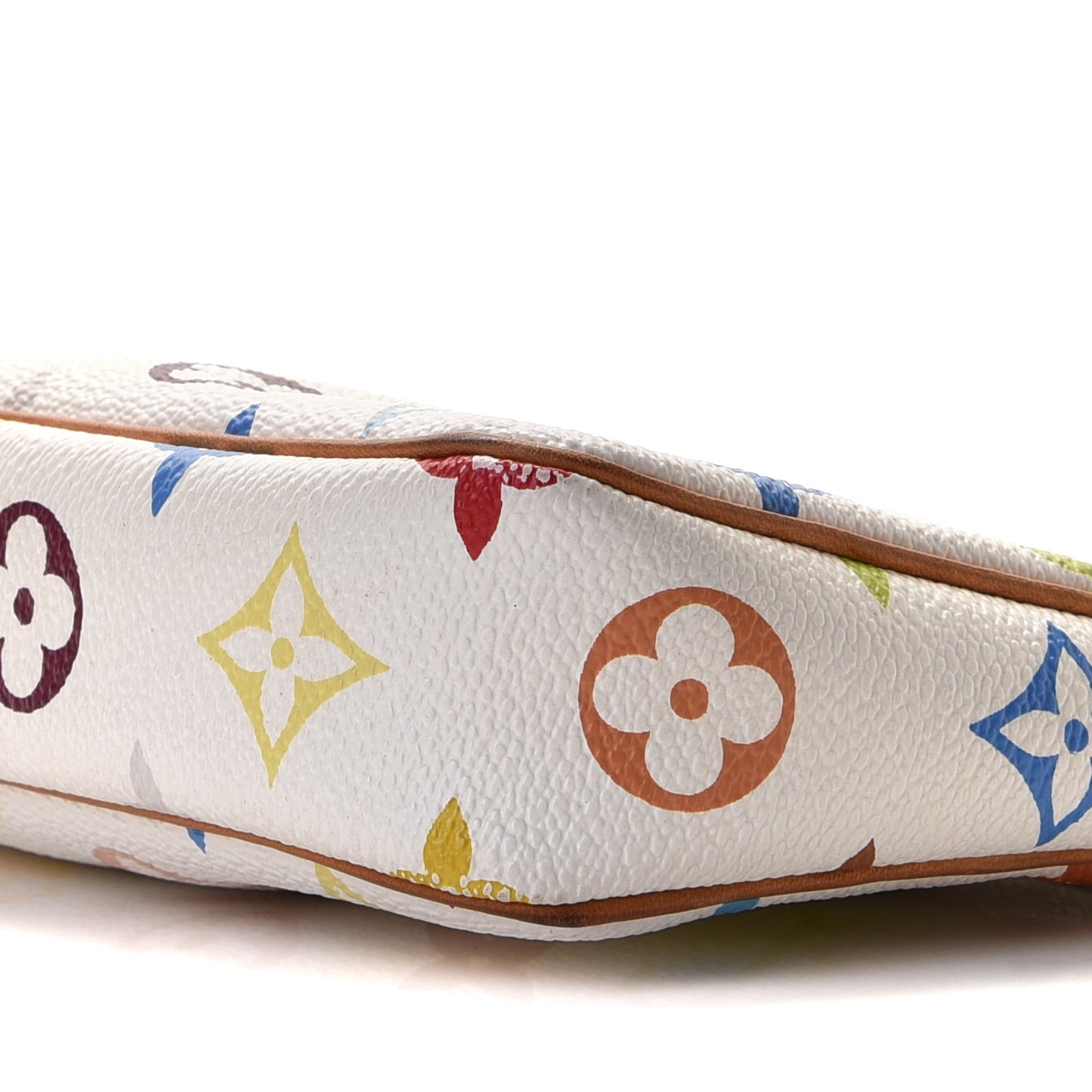Monogram Multicolor Pochette Accessories White