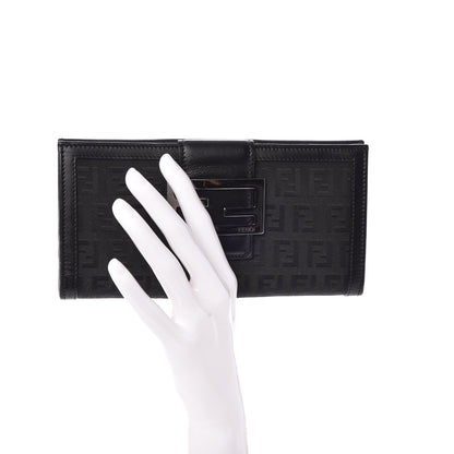 Fendi Zucchino Long Wallet Black 2 of 9