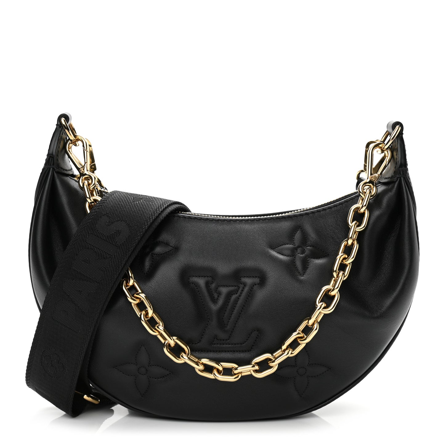 Calfskin Bubblegram Over The Moon Black