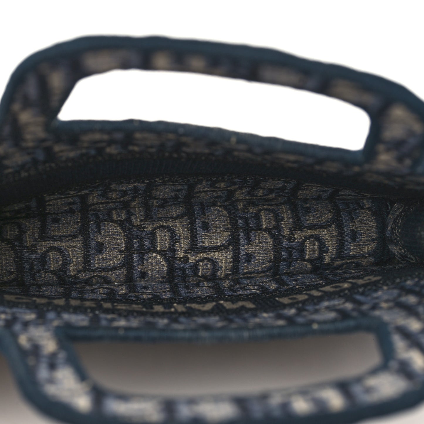 Oblique Mini Book Tote Blue Multicolor