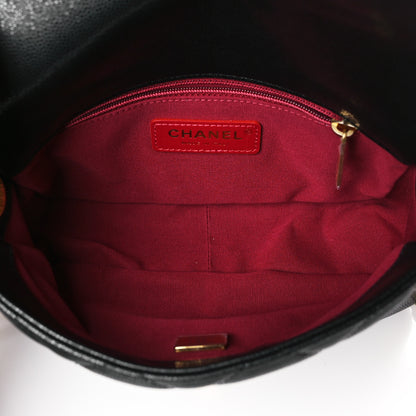 Chanel Caviar Quilted Small Twist Your Buttons Flap Black 5 of 10