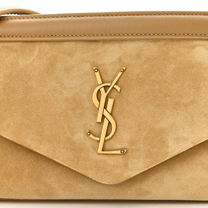 Saint Laurent Suede Calypso Crossbody Fallow 8 of 10