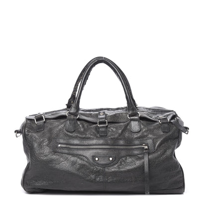 Balenciaga Agneau Classic Hardware Small Squash Duffel Bag Anthracite 1 of 24