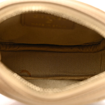 Chanel Metallic Lambskin Quilted Zip Around Classic Coin Purse Gold 4 of 8