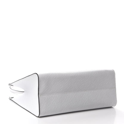 Louis Vuitton Epi Onthego MM White 5 of 11