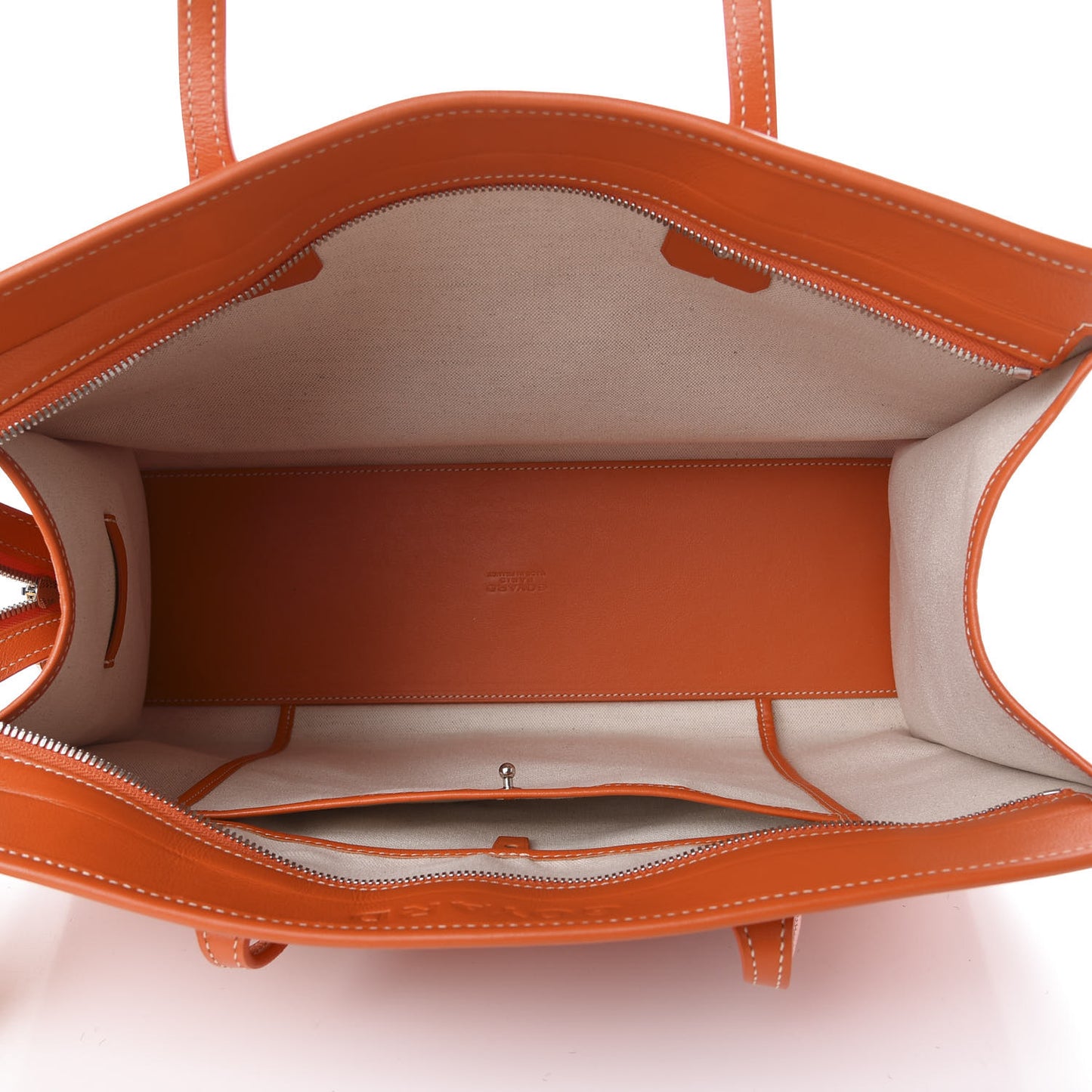Goyardine Marquises Tote Orange
