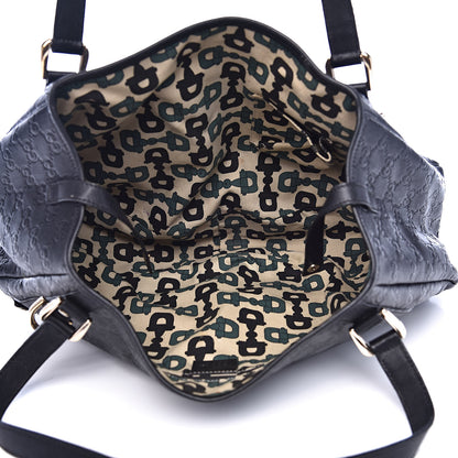 Gucci Guccissima Medium Abbey Shoulder Bag Black 5 of 16