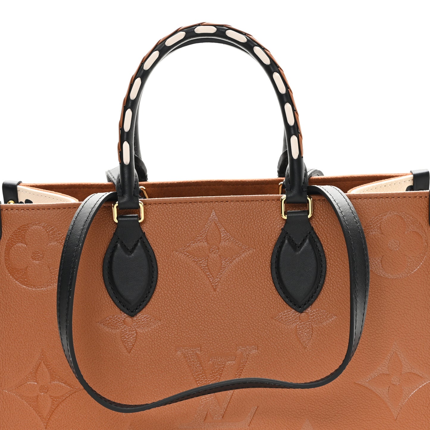 Empreinte Monogram Giant Wild At Heart Onthego MM Caramel