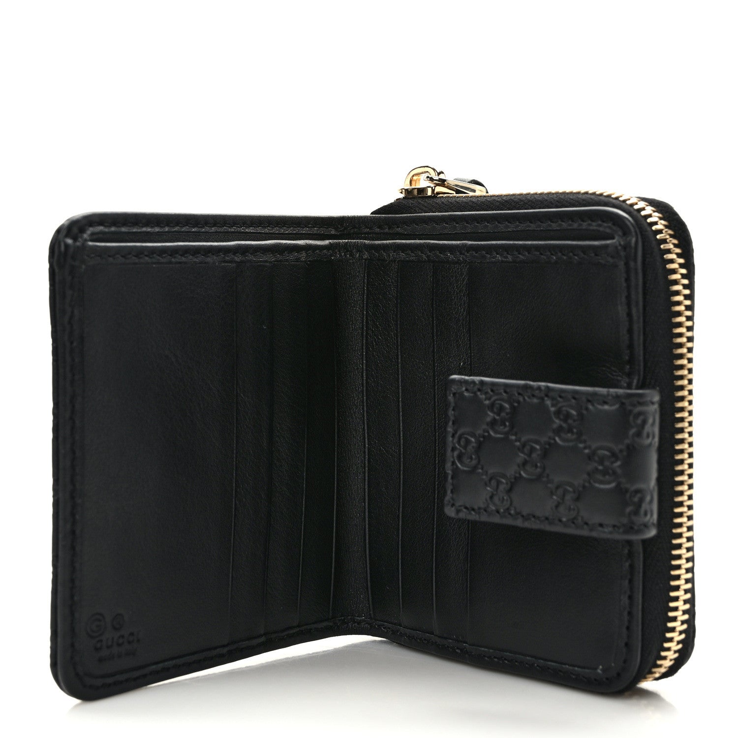 Gucci Microguccissima Compact Wallet Black 4 of 10