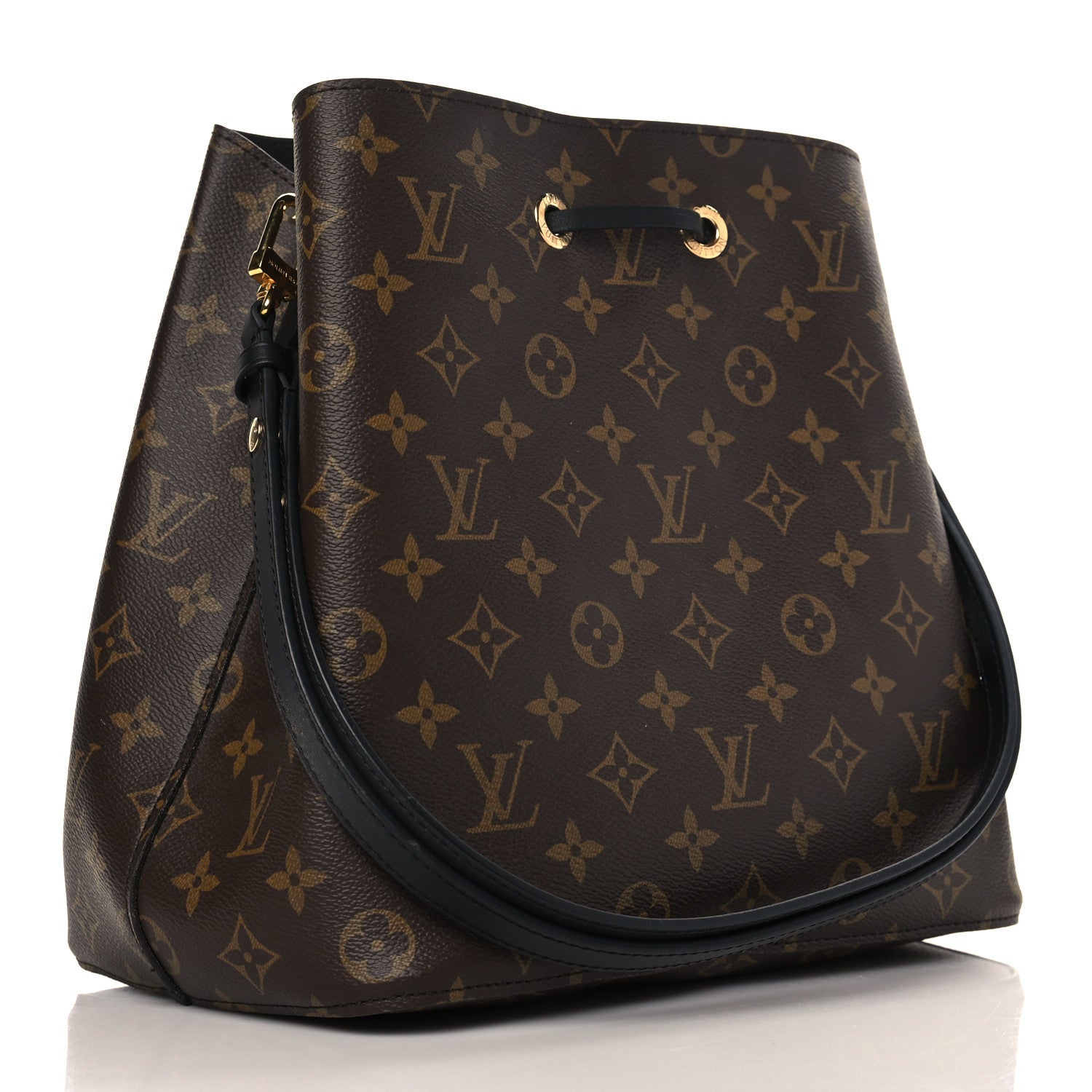 Louis Vuitton Monogram Neonoe MM Black 3 of 8