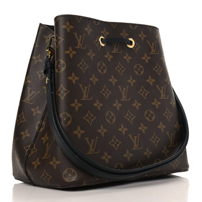 Louis Vuitton Monogram Neonoe MM Black 3 of 8