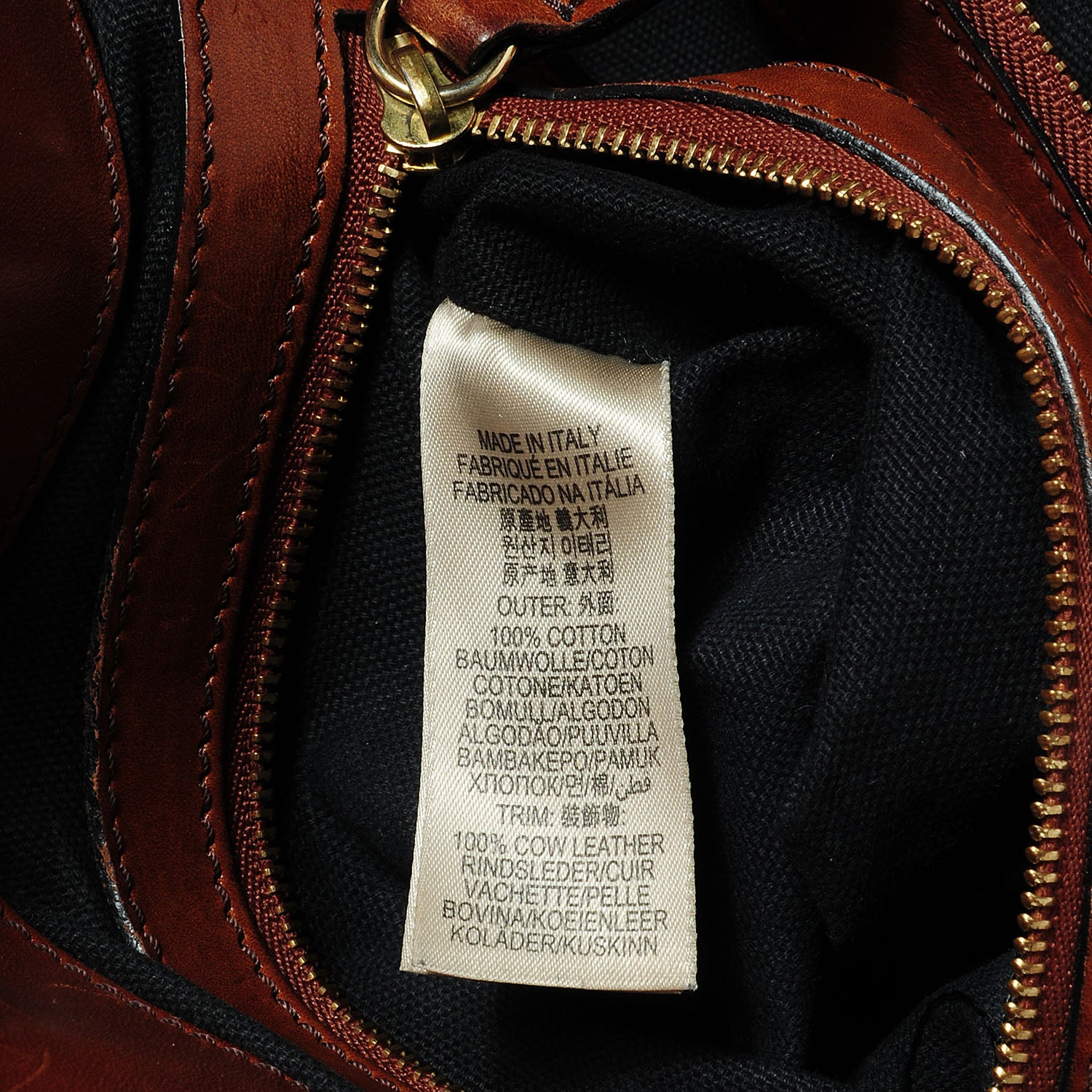 Burberry House Check Bridle Calfskin Medium Lynher Tote Dark Tan 7 of 10