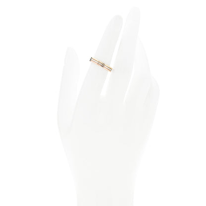 Cartier 18K Pink White Yellow Gold 4mm Trinity Wedding Band Ring 52 6 2 of 7