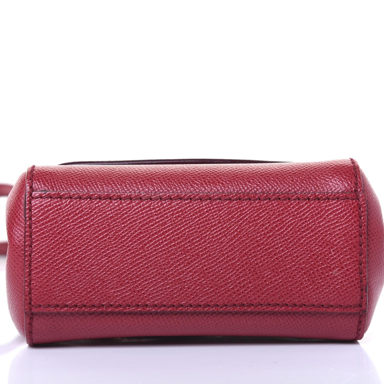 Dolce & Gabbana Dauphine Micro Miss Sicily Satchel Dark Red 9 of 19