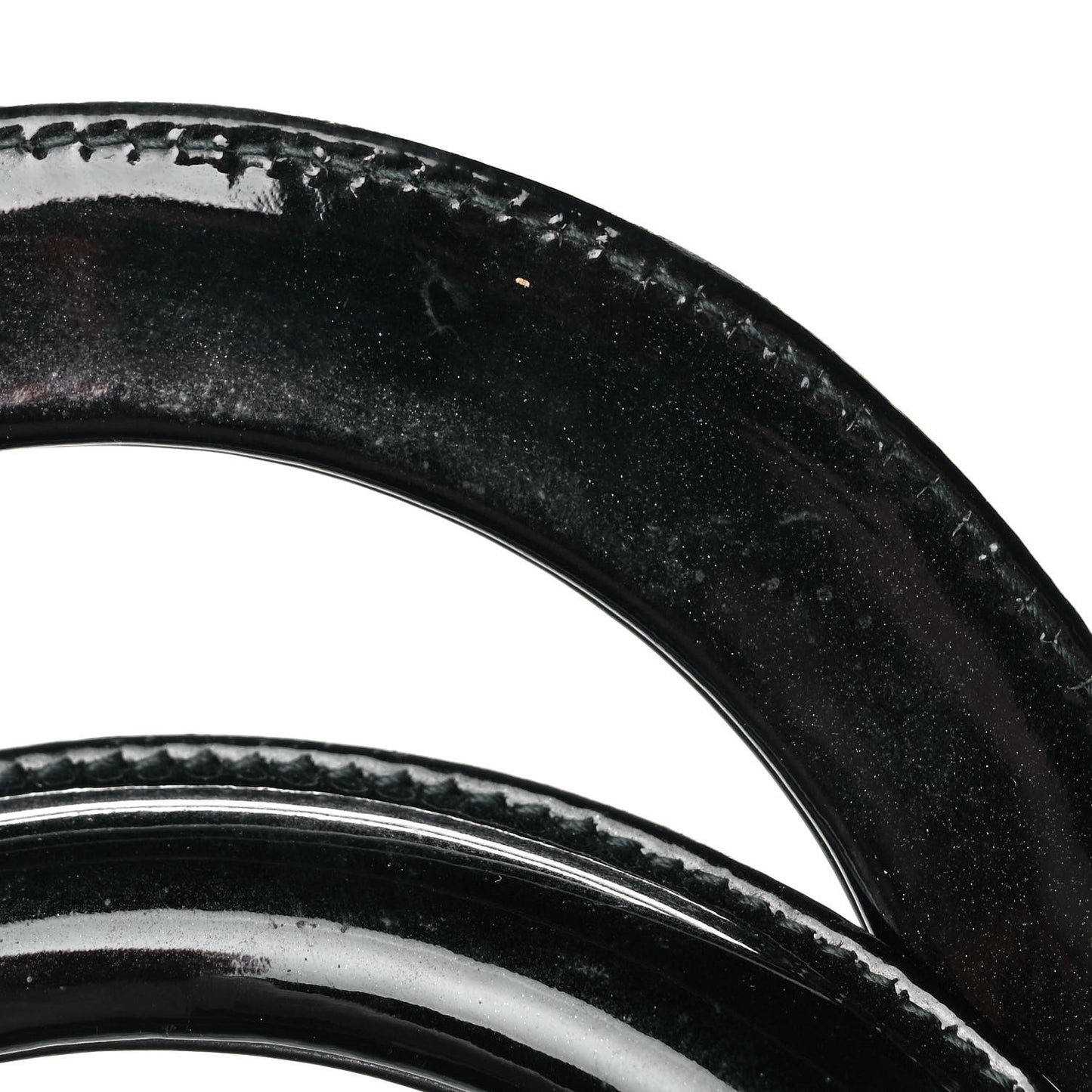 Patent Cannage Large Lady Dior Black