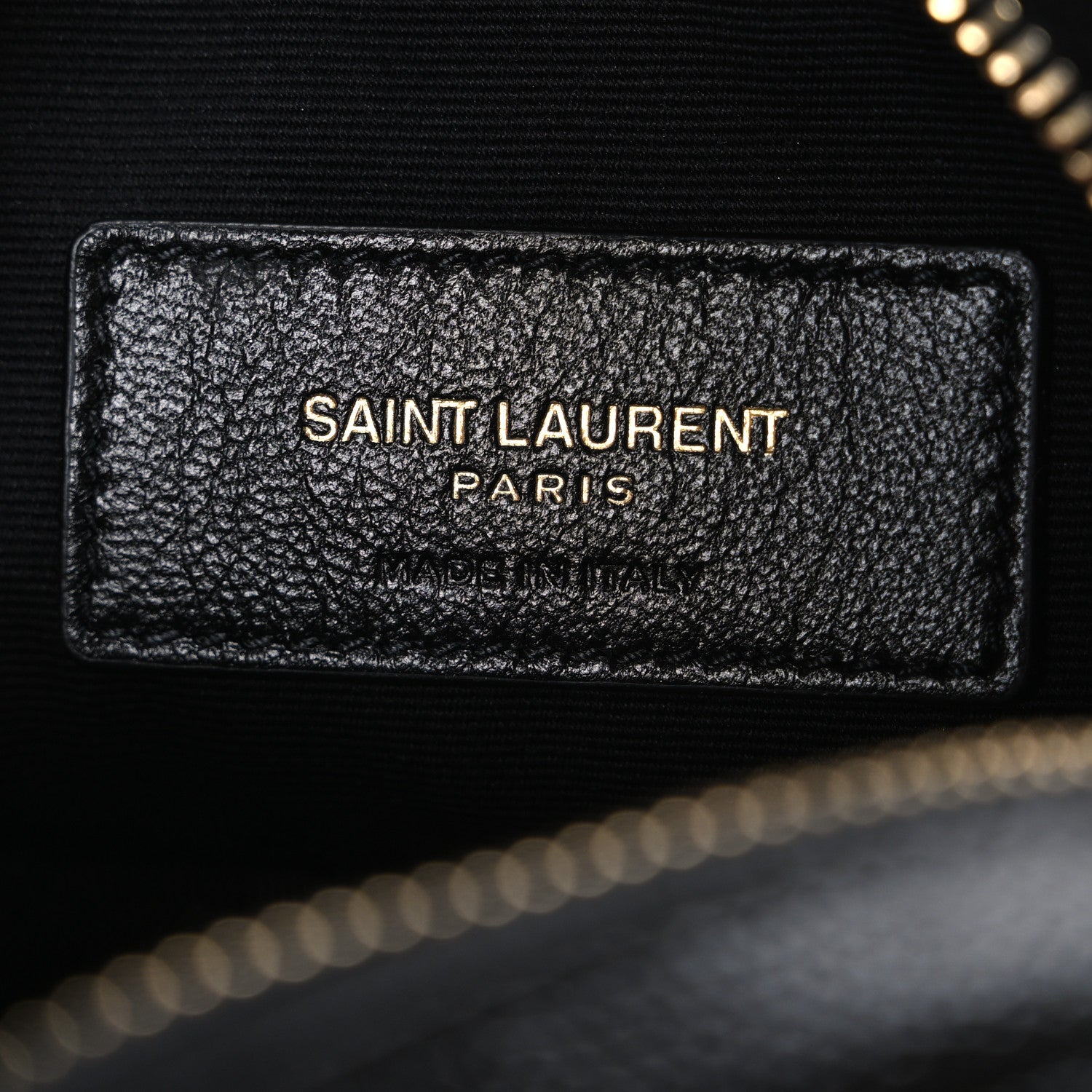 Saint Laurent Grain De Poudre Matelasse Monogram Baby Lou Camera Bag Black 6 of 10