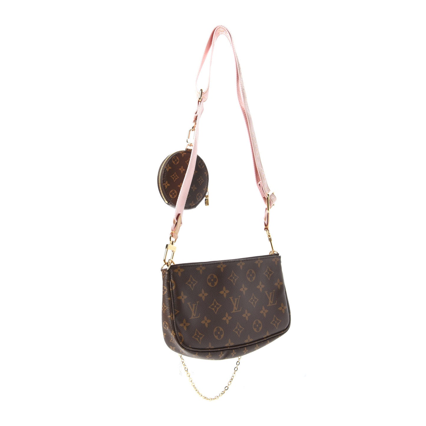 Monogram Multi Pochette Accessories Rose Clair