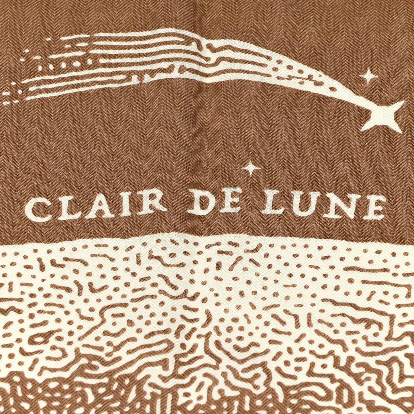 Silk Cashmere Clair De Lune Shawl 140 Camel White