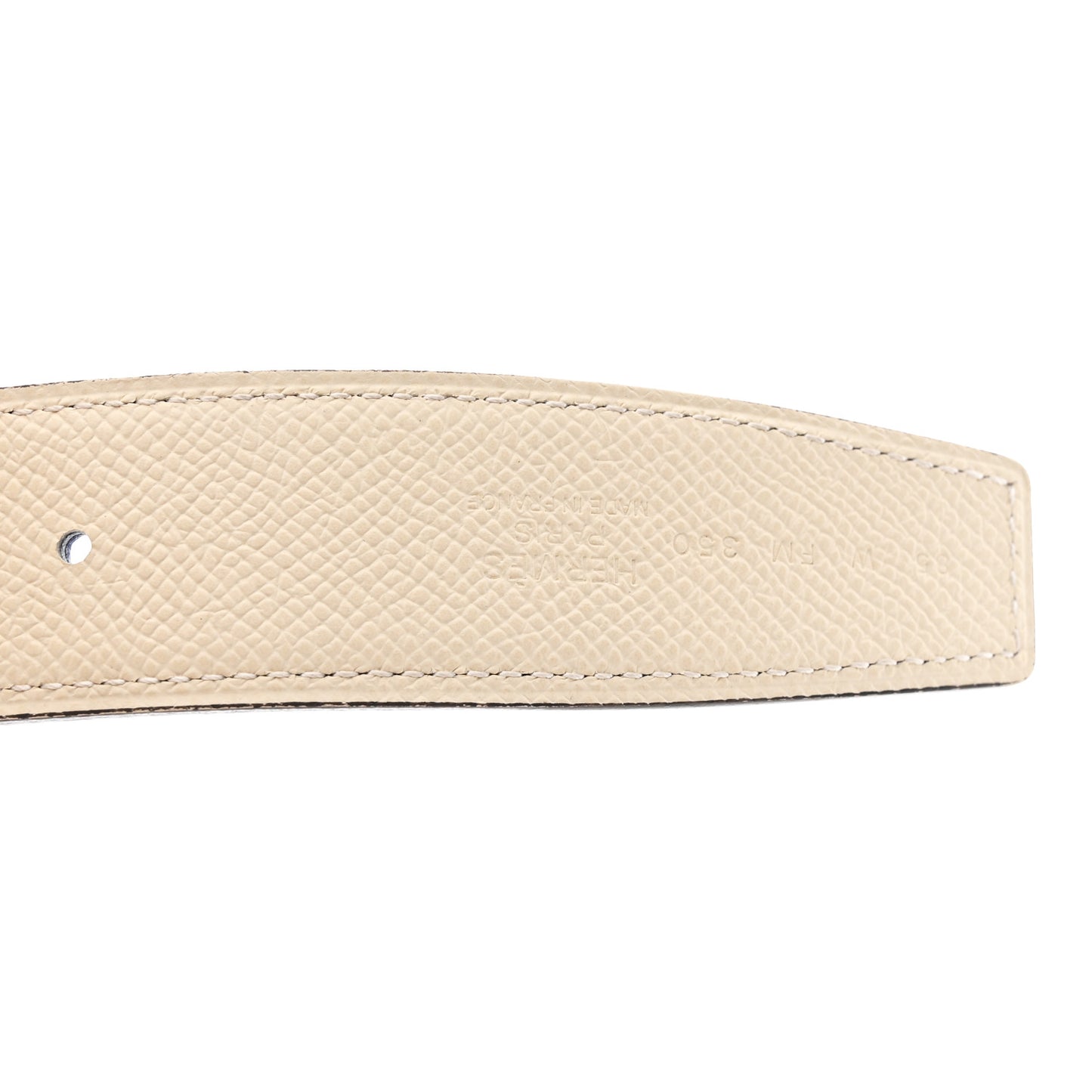 Epsom Martelee Constance Belt 85 34 Bleu De Malte Craie