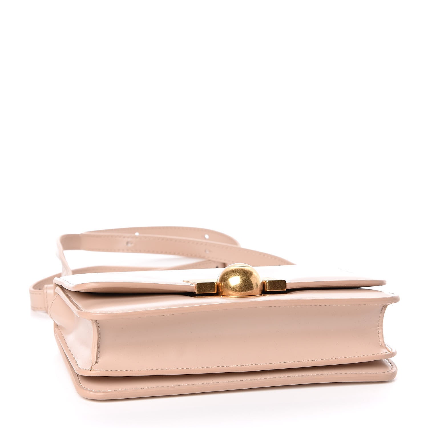 Bottega Veneta Spazzolato Calfskin Classic Mini BV Bag Nude 4 of 9