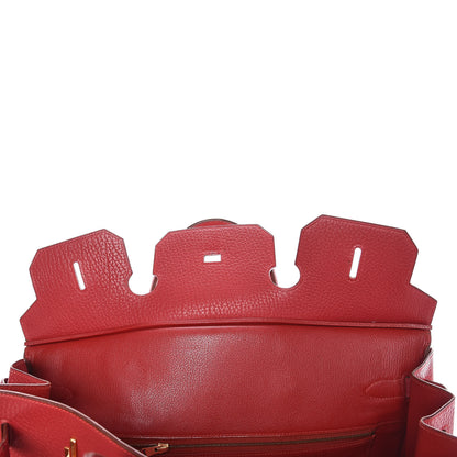 Hermes Ardennes Birkin 40 Rouge Vif 24 of 33