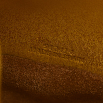 Loewe Nappa Calfskin Suede Medium Flamenco Surplus Knot Clutch Apple Green Pale Yellow 7 of 10